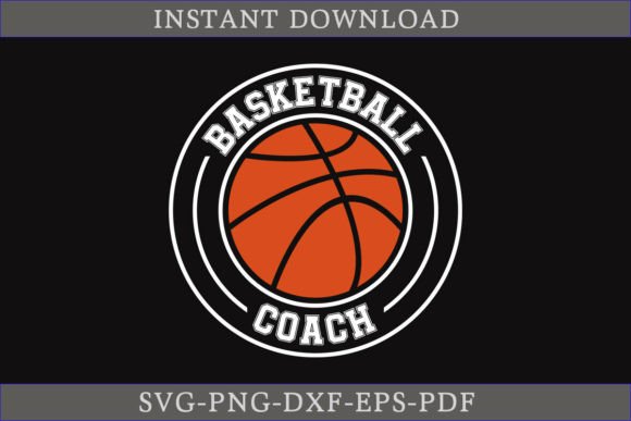 Basketball Coach SVG Cut File