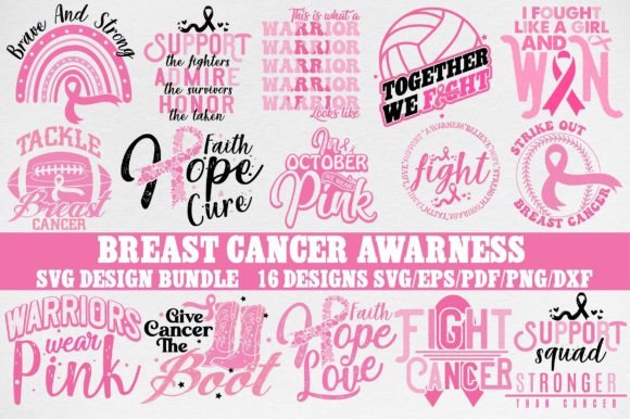 Breast Cancer SVG Bundle: A Designer’s Review