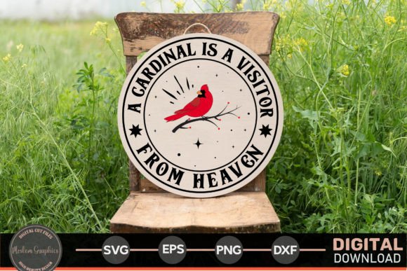 Cardinal is a Visitor - Christmas SVG