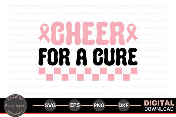 Cheer for a Cure – Breast Cancer SVG in Real Embroidery Projects