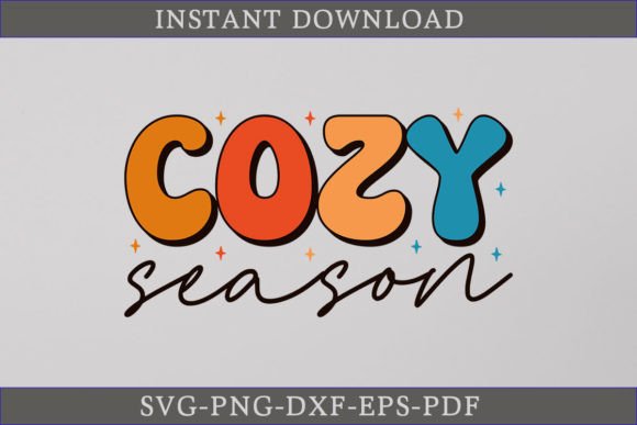 Cozy Season Retro SVG