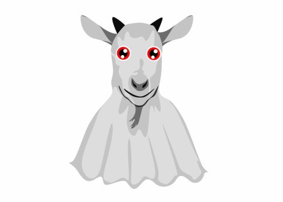 Ghost Goat Svg: A Designer's Take on Halloween Embroidery