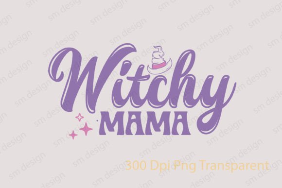 Halloween Witch Mama SVG PNG Design