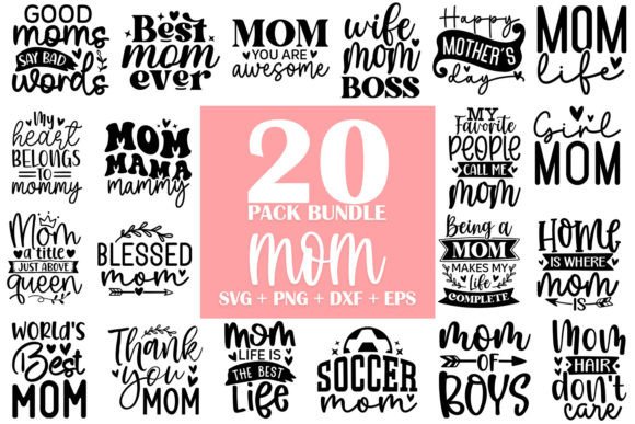 Mom SVG Bundle Mother's Day SVG Bundle