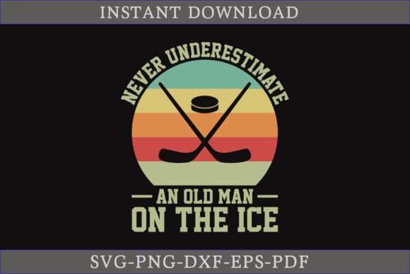 Never Underestimate an Old Man SVG File