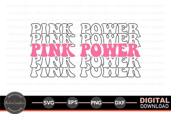 Pink Power – Breast Cancer Awareness SVG