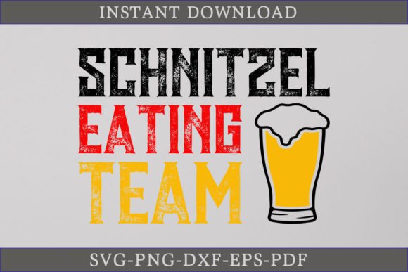 Schnitzel Eating Team Oktoberfest SVG – A Designer's Review