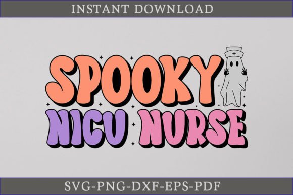 Spooky NICU Nurse Halloween Retro SVG: A Designer's Review